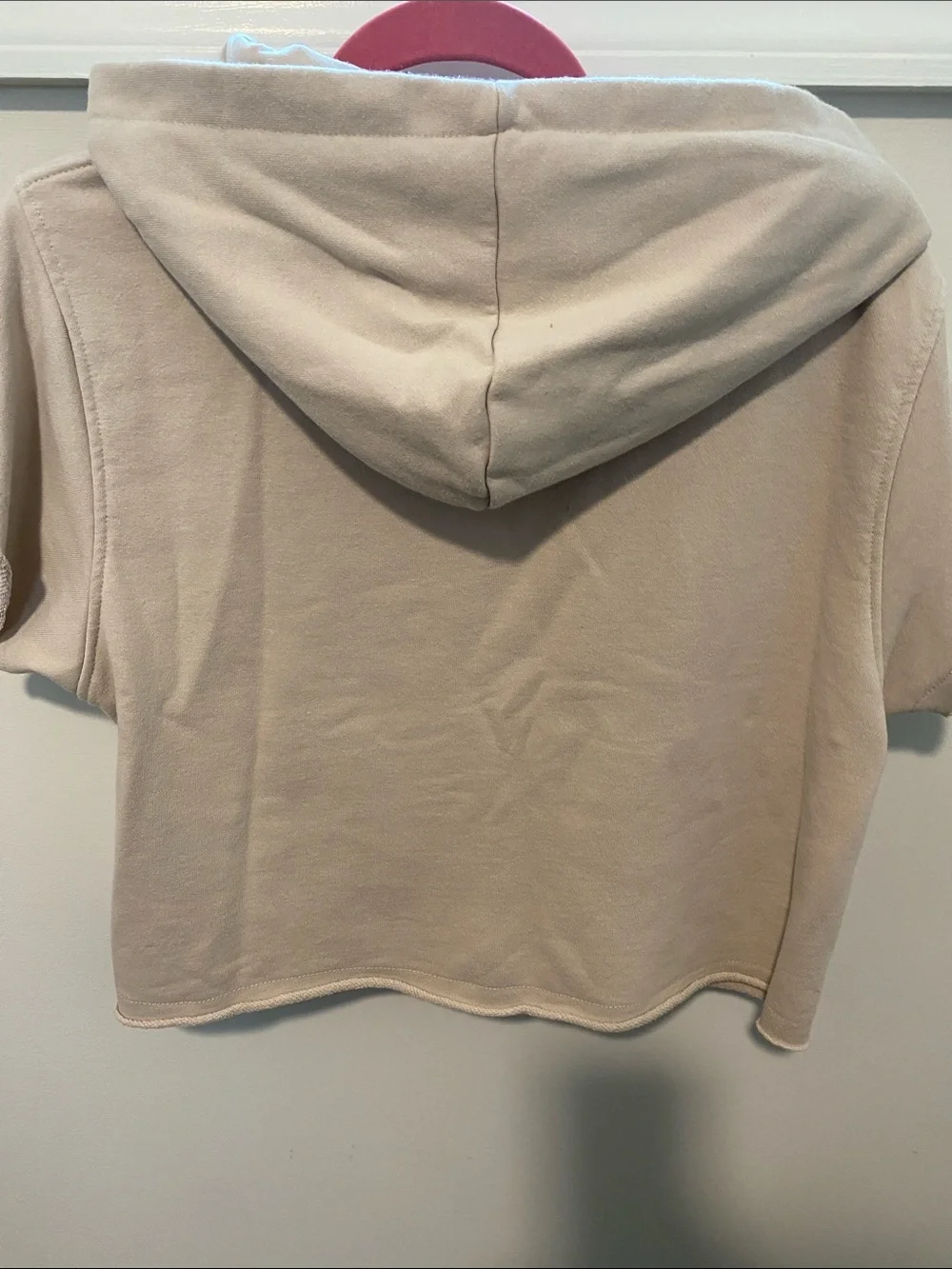 NWOT CROPPED MUSCLE SWEATSHIRT HOODIE